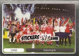 Sticker 1992 Danmark - UEFA Euro Poland-Ukraine 2012. Platinum edition n. 530 - Panini