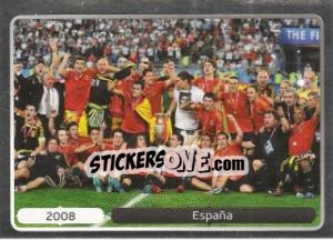 Sticker 2008 España - UEFA Euro Poland-Ukraine 2012. Platinum edition n. 539 - Panini