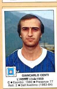 Sticker Giancarlo Centi - Calciatori 1984-1985
 n. 69 - Edis