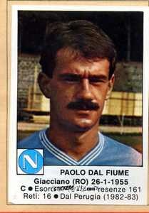 Figurina Dal Fiume - Calciatori 1984-1985
 n. 167 - Edis