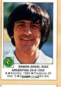 Sticker Ramon Diaz - Calciatori 1984-1985
 n. 53 - Edis