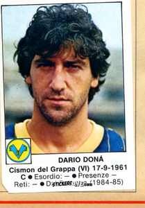 Sticker Dario Donà - Calciatori 1984-1985
 n. 239 - Edis