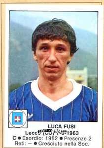 Cromo Fusi - Calciatori 1984-1985
 n. 62 - Edis