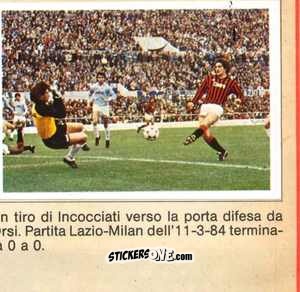 Sticker Lazio Vs Milan - Calciatori 1984-1985
 n. 282 - Edis