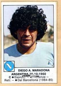 Sticker Maradona - Calciatori 1984-1985
 n. 166 - Edis