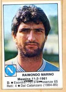 Figurina Raimondo Marino - Calciatori 1984-1985
 n. 162 - Edis