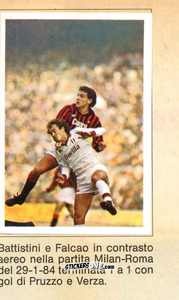 Sticker Milan Vs Roma - Calciatori 1984-1985
 n. 276 - Edis