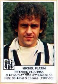 Cromo Platini - Calciatori 1984-1985
 n. 124 - Edis