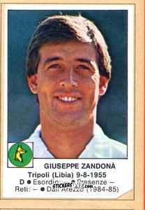 Sticker Zandonà - Calciatori 1984-1985
 n. 50 - Edis