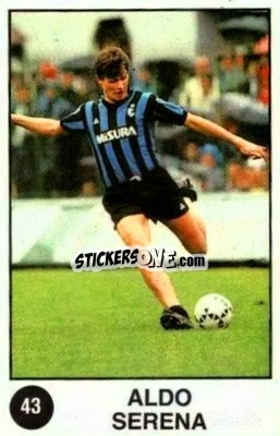 Sticker Aldo Serena - Supersport Calciatori 1988-1989
 n. 43 - Panini