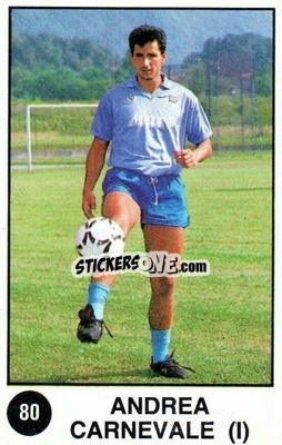 Sticker Andrea Carnevale - Supersport Calciatori 1988-1989
 n. 80 - Panini