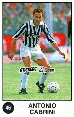 Sticker Antonio Cabrini - Supersport Calciatori 1988-1989
 n. 46 - Panini
