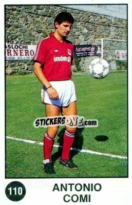 Sticker Antonio Comi - Supersport Calciatori 1988-1989
 n. 110 - Panini