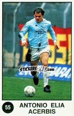 Sticker Antonio Elia Acerbis - Supersport Calciatori 1988-1989
 n. 55 - Panini