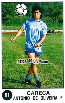 Sticker Careca - Supersport Calciatori 1988-1989
 n. 81 - Panini