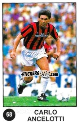 Sticker Carlo Ancelotti - Supersport Calciatori 1988-1989
 n. 68 - Panini