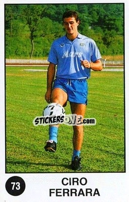 Sticker Ciro Ferrara - Supersport Calciatori 1988-1989
 n. 73 - Panini