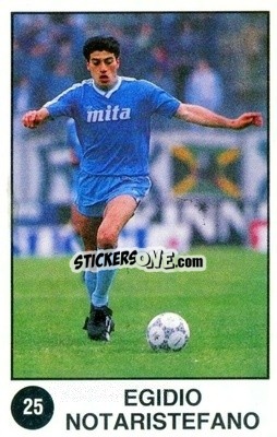 Sticker Egidio Notaristefano - Supersport Calciatori 1988-1989
 n. 25 - Panini
