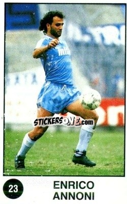 Sticker Enrico Annoni - Supersport Calciatori 1988-1989
 n. 23 - Panini