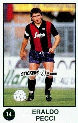 Sticker Eraldo Pecci - Supersport Calciatori 1988-1989
 n. 14 - Panini