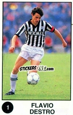 Sticker Flavio Destro - Supersport Calciatori 1988-1989
 - Panini