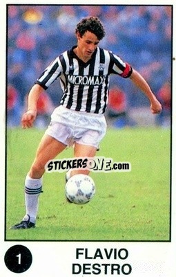 Sticker Flavio Destro - Supersport Calciatori 1988-1989
 n. 1 - Panini