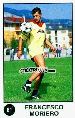 Sticker Francesco Moriero - Supersport Calciatori 1988-1989
 n. 61 - Panini