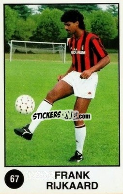 Sticker Frank Rijkaard - Supersport Calciatori 1988-1989
 n. 67 - Panini