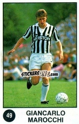 Sticker Giancarlo Marocchi - Supersport Calciatori 1988-1989
 n. 49 - Panini