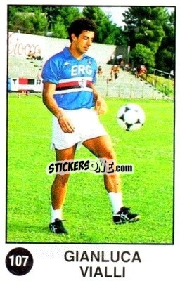 Sticker Gianluca Vialli - Supersport Calciatori 1988-1989
 n. 107 - Panini