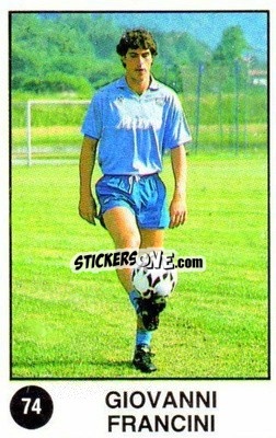 Sticker Giovanni Francini - Supersport Calciatori 1988-1989
 n. 74 - Panini