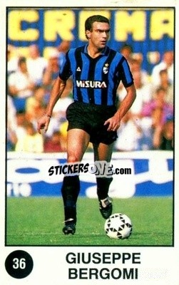 Sticker Giuseppe Bergomi - Supersport Calciatori 1988-1989
 n. 36 - Panini