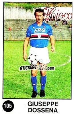 Sticker Giuseppe Dossena - Supersport Calciatori 1988-1989
 n. 105 - Panini