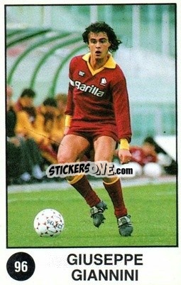 Sticker Giuseppe Giannini - Supersport Calciatori 1988-1989
 n. 96 - Panini