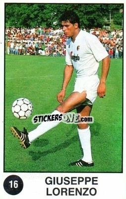 Sticker Giuseppe Lorenzo - Supersport Calciatori 1988-1989
 n. 16 - Panini