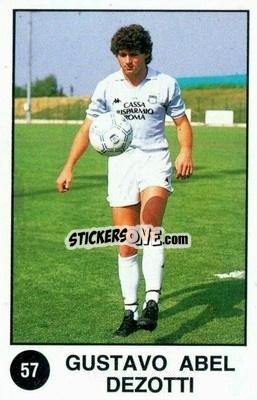 Sticker Gustavo Dezotti - Supersport Calciatori 1988-1989
 n. 57 - Panini