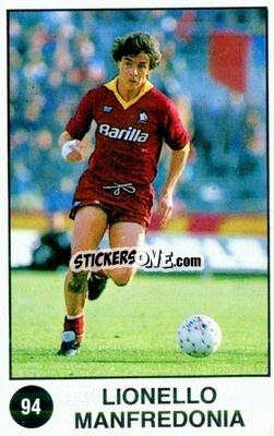 Sticker Lionello Manfredonia - Supersport Calciatori 1988-1989
 - Panini