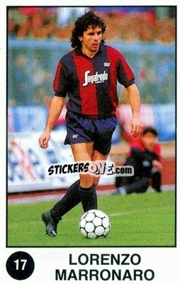 Sticker Lorenzo Marronaro - Supersport Calciatori 1988-1989
 n. 17 - Panini