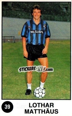 Figurina Lothar Matthaus - Supersport Calciatori 1988-1989
 - Panini