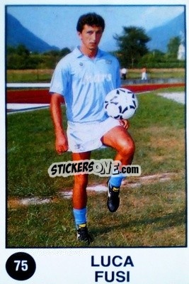 Sticker Luca Fusi - Supersport Calciatori 1988-1989
 n. 75 - Panini