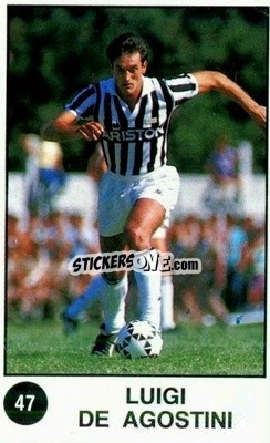 Sticker Luigi De Agostini - Supersport Calciatori 1988-1989
 n. 47 - Panini