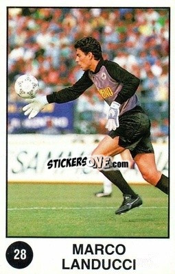 Sticker Marco Landucci - Supersport Calciatori 1988-1989
 - Panini