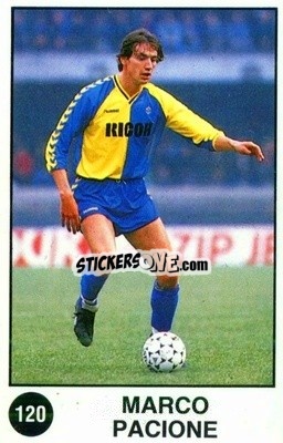 Sticker Marco Pacione - Supersport Calciatori 1988-1989
 n. 120 - Panini
