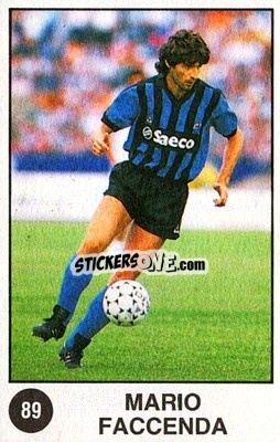Sticker Mario Faccenda - Supersport Calciatori 1988-1989
 - Panini
