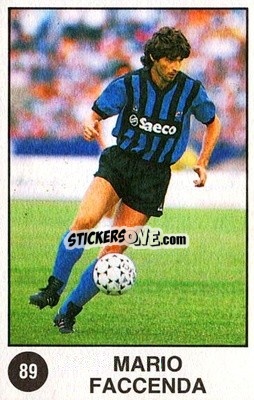 Sticker Mario Faccenda - Supersport Calciatori 1988-1989
 n. 89 - Panini