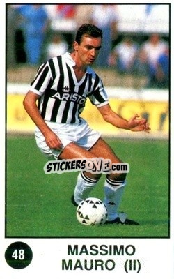 Sticker Massimo Mauro - Supersport Calciatori 1988-1989
 n. 48 - Panini