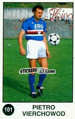Sticker Pietro Vierchowod - Supersport Calciatori 1988-1989
 n. 101 - Panini