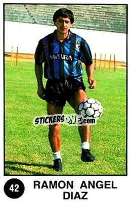 Cromo Ramon Angel Diaz - Supersport Calciatori 1988-1989
 - Panini