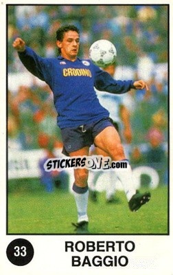 Sticker Roberto Baggio - Supersport Calciatori 1988-1989
 - Panini