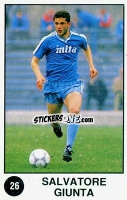 Sticker Salvatore Giunta - Supersport Calciatori 1988-1989
 n. 26 - Panini